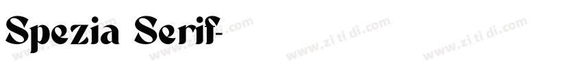 Spezia Serif字体转换